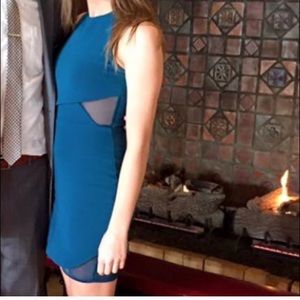 Topshop teal dress